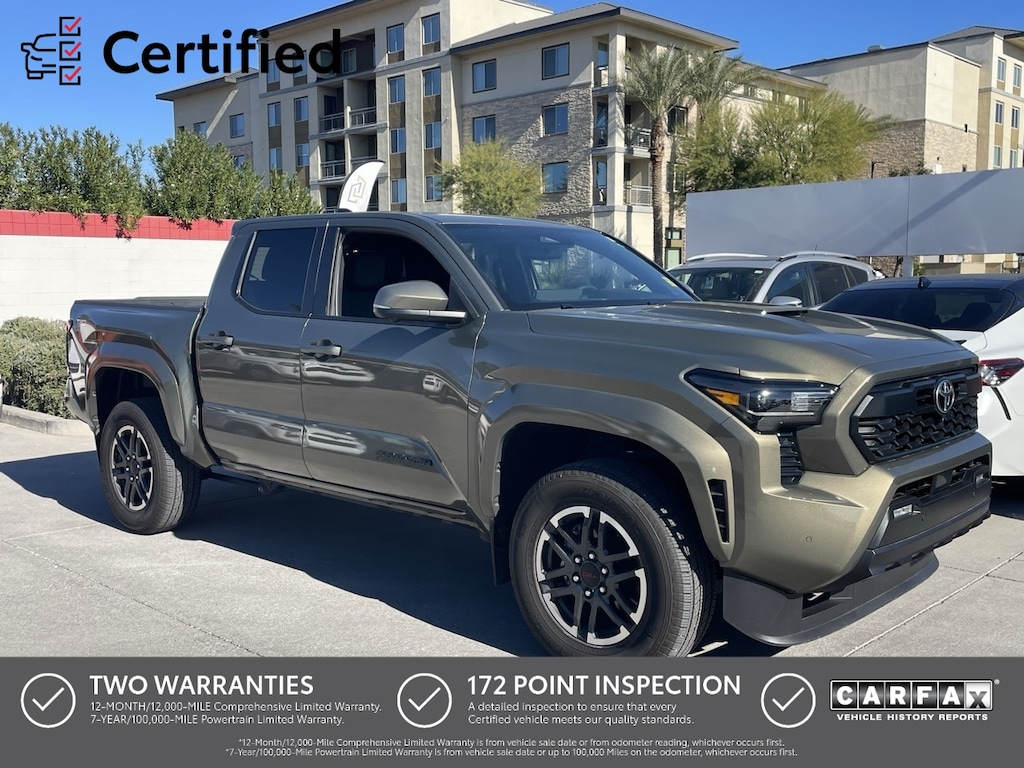 Certified 2024 Toyota Tacoma TRD Sport Truck Double Cab