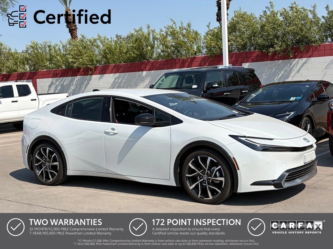 Pearl 2026 Toyota Prius Plug-In Hybrid Hatchback Front-Wheel Drive Continuously Variable Transmission