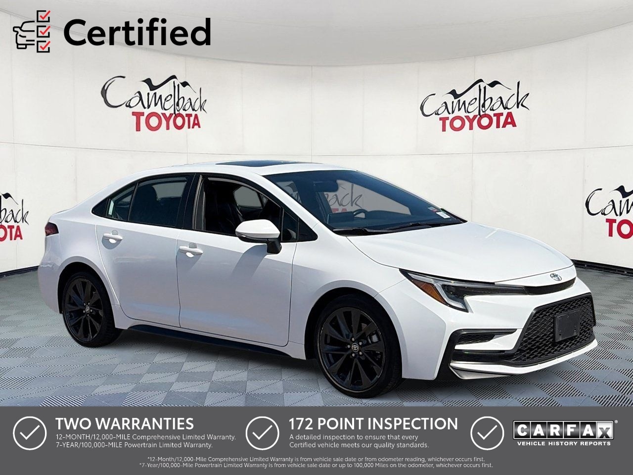 Ice Cap 2024 Toyota Corolla Sedan Front-Wheel Drive Continuously Variable Transmission