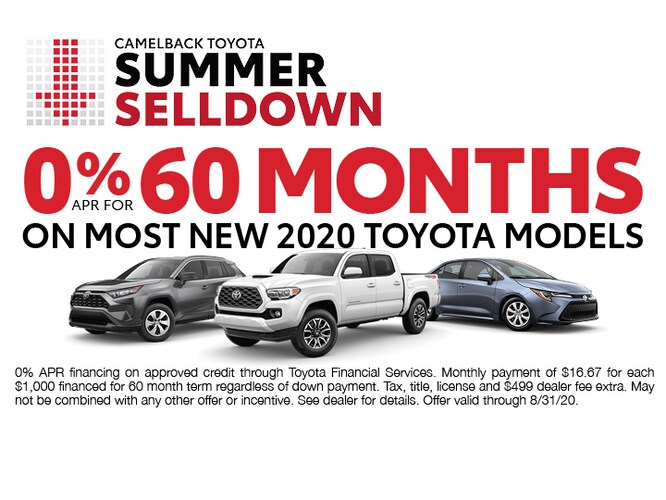 New Toyota Lease Specials in Phoenix AZ | Camelback Toyota | in Phoenix ...