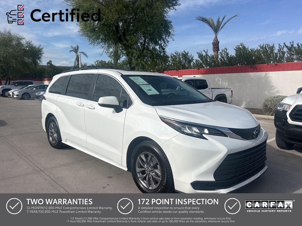 Certified 2023 Toyota Sienna LE Van Passenger Van