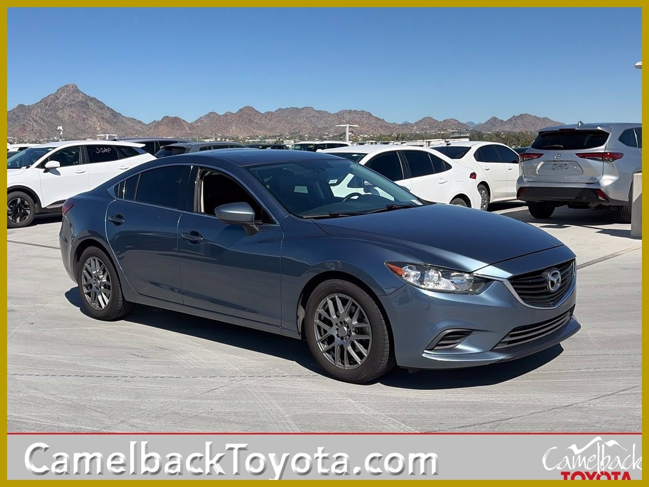 Blue Reflex Mica 2015 Mazda MAZDA6 Sedan Front-Wheel Drive 6-Speed Automatic