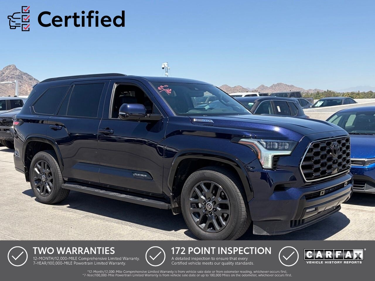 Blueprint 2024 Toyota Sequoia Platinum 4WD SUV / Crossover Four-Wheel Drive Automatic