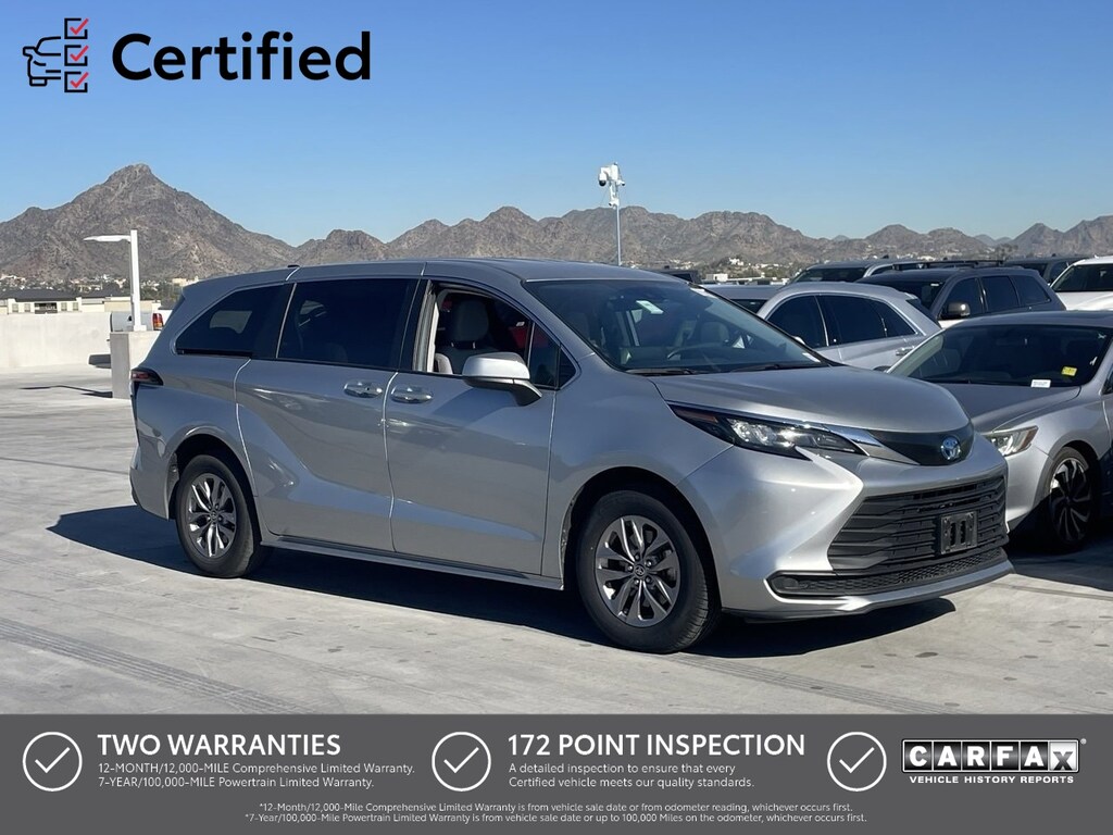 Certified 2024 Toyota Sienna LE Van Passenger Van