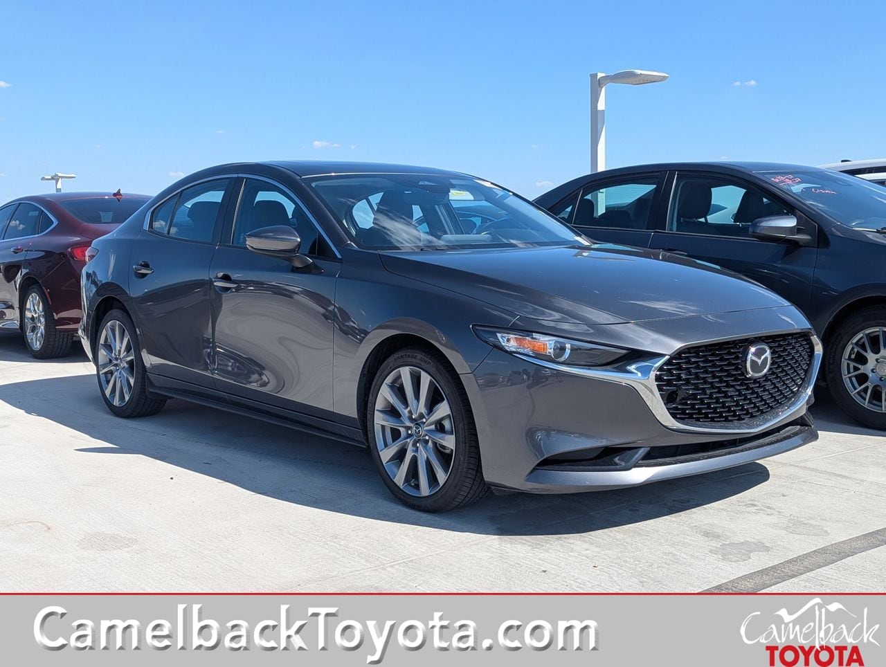 Machine Gray 2025 Mazda MAZDA3 Sedan Front-Wheel Drive 6-Speed Automatic
