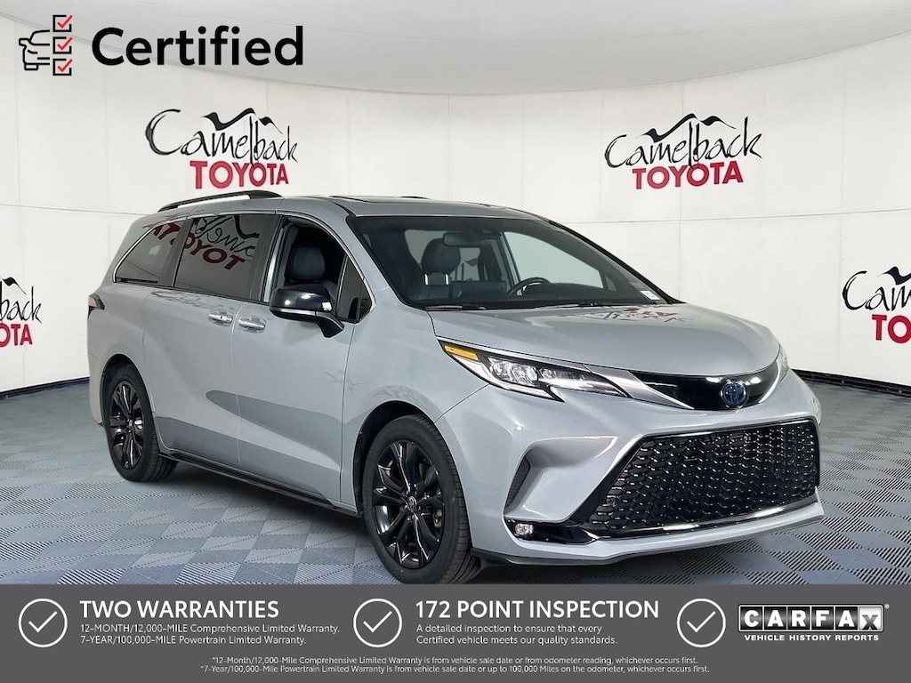 Certified 2024 Toyota Sienna XSE Van Passenger Van