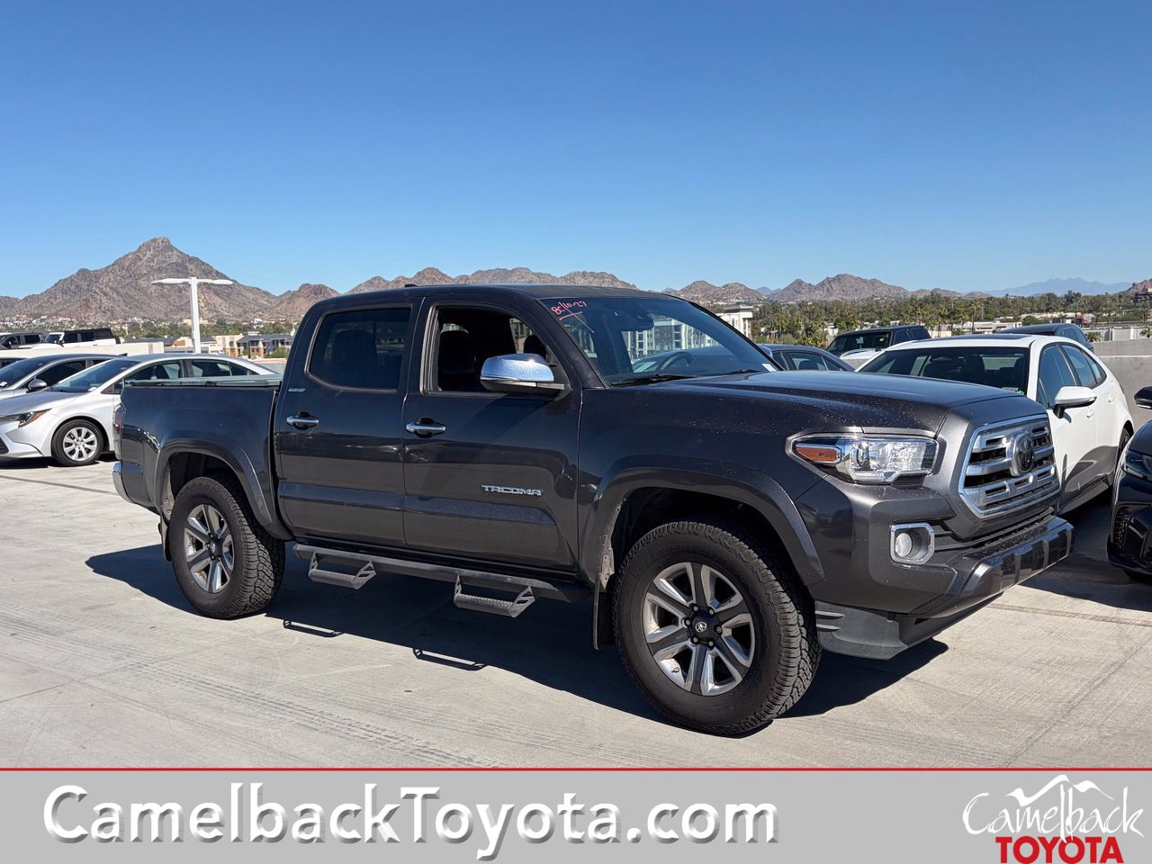 Magnetic Gray Metallic 2018 Toyota Tacoma Pickup Truck Four-Wheel Drive 6-Speed Automatic