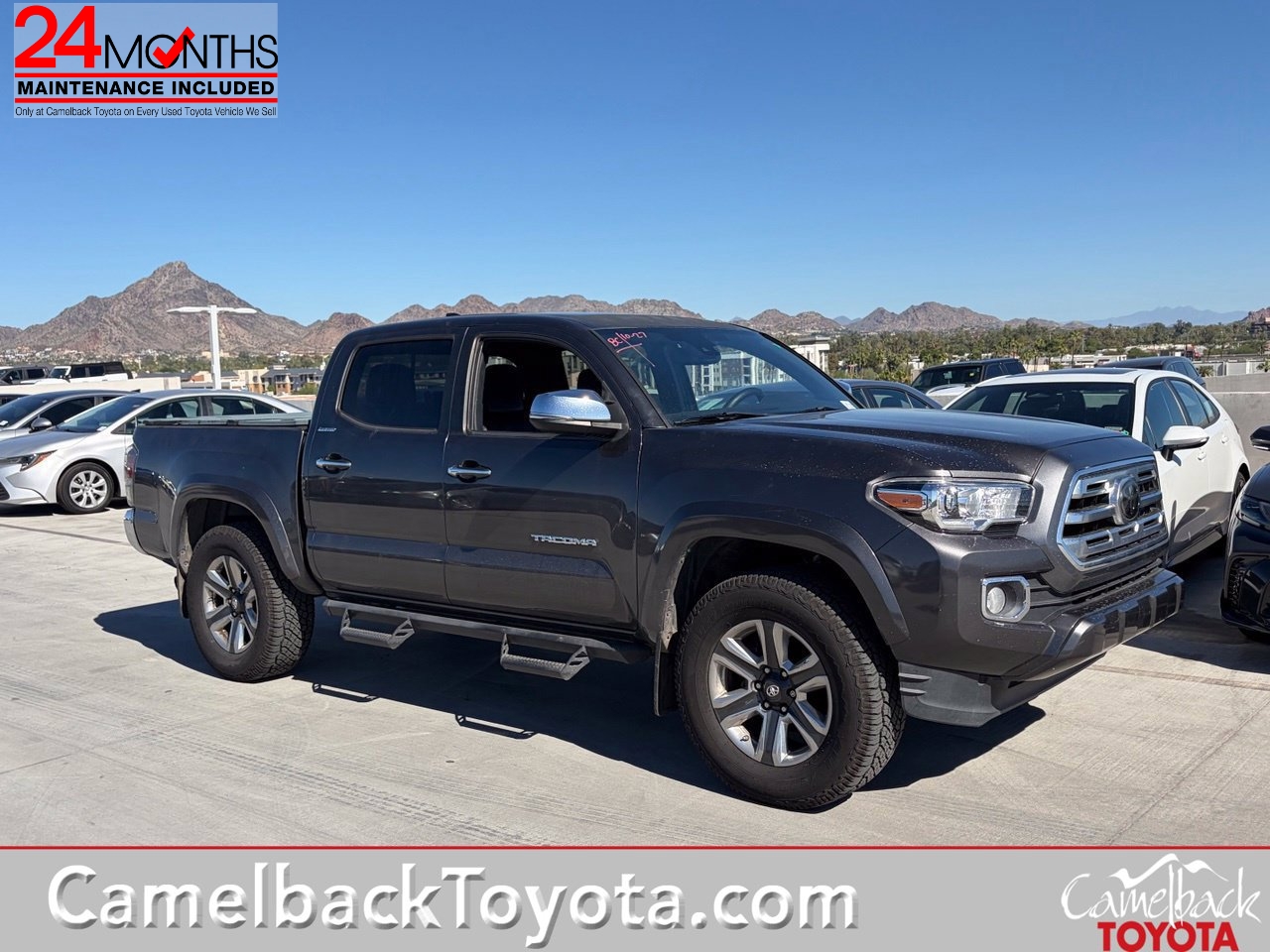 Magnetic Gray Metallic 2018 Toyota Tacoma Pickup Truck Four-Wheel Drive 6-Speed Automatic