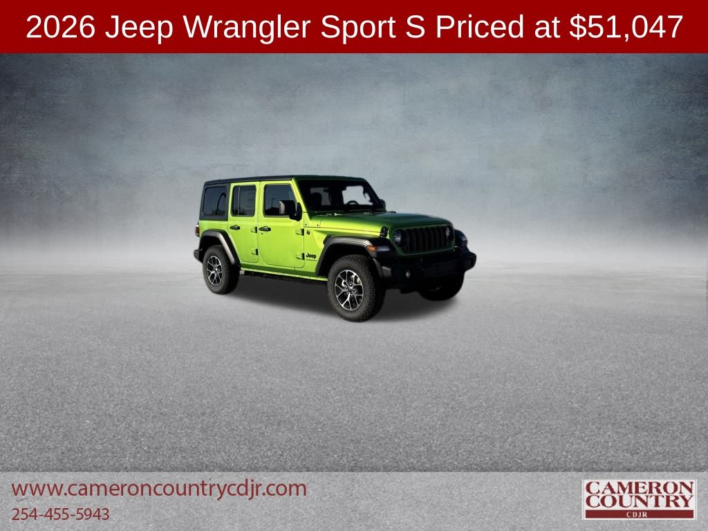2026 Jeep Wrangler 4-Door Sport S's photo