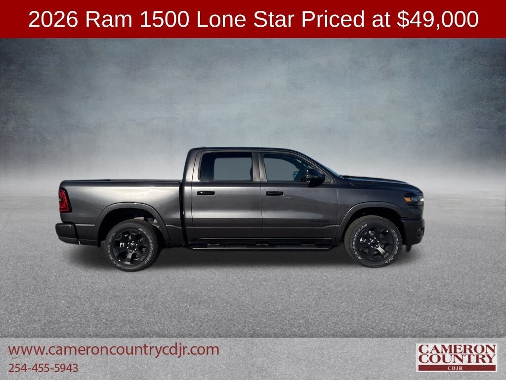 New 2026 Ram 1500 LONE STAR CREW CAB 4X4 5'7 BOX Pickup