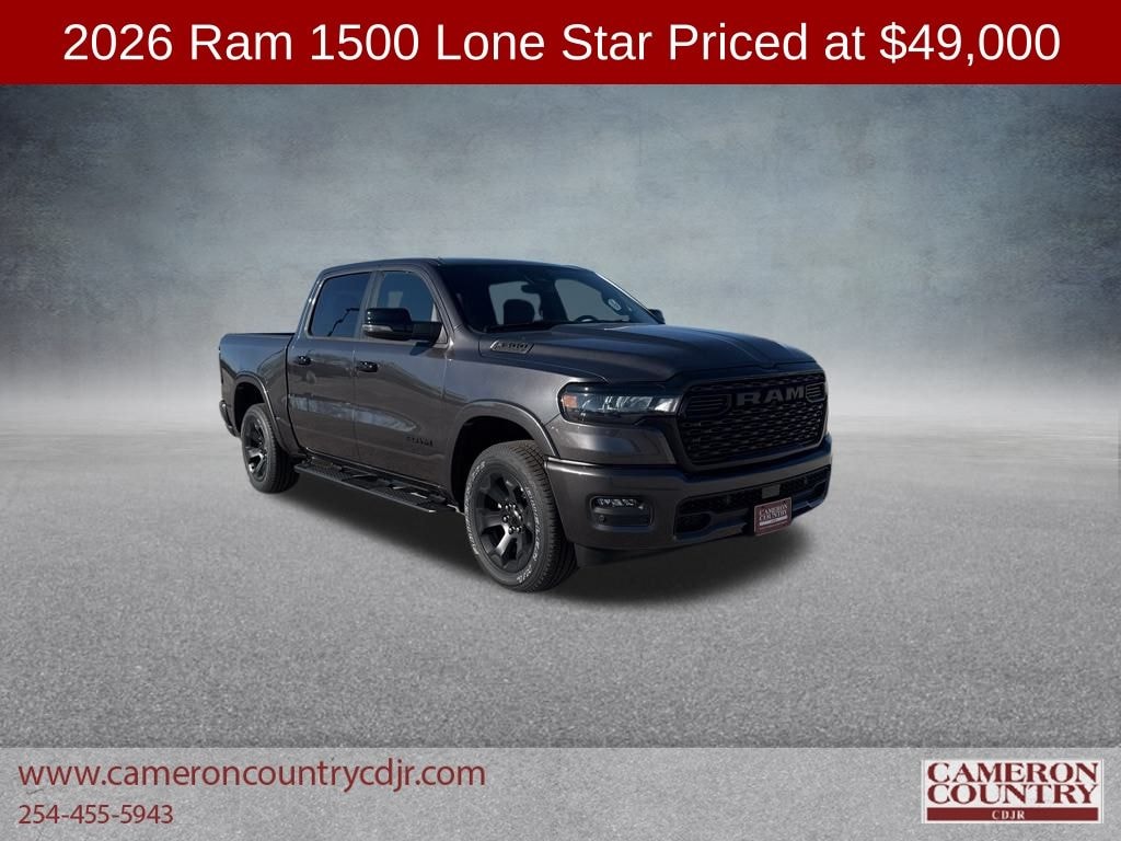 New 2026 Ram 1500 LONE STAR CREW CAB 4X4 5'7 BOX Pickup