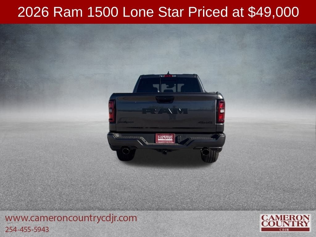 New 2026 Ram 1500 LONE STAR CREW CAB 4X4 5'7 BOX Pickup