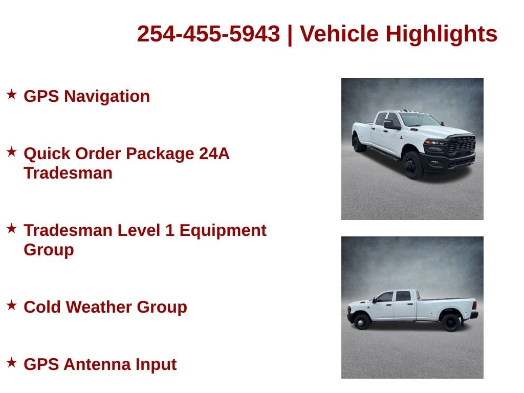 Used 2025 Ram 3500 Tradesman Truck Crew Cab