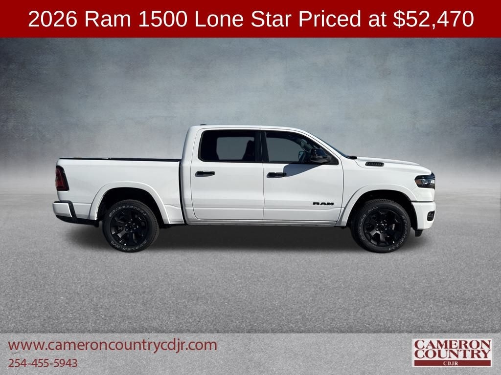 New 2026 Ram 1500 LONE STAR CREW CAB 4X4 5'7 BOX Pickup