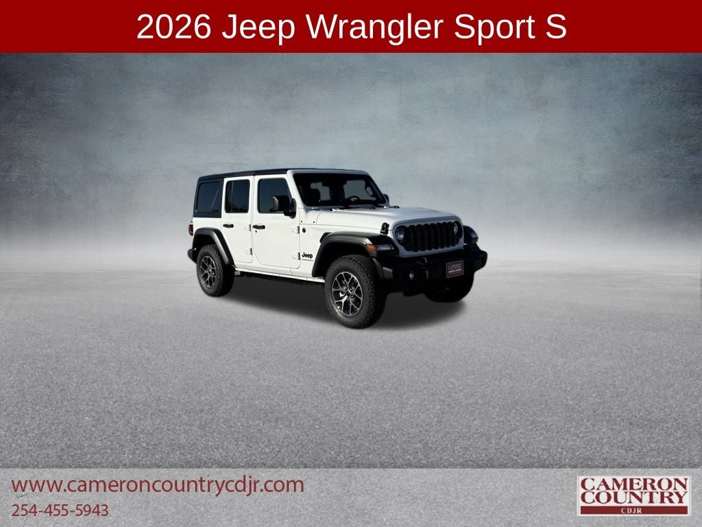New 2026 Jeep Wrangler 4-DOOR SPORT S Sport Utility