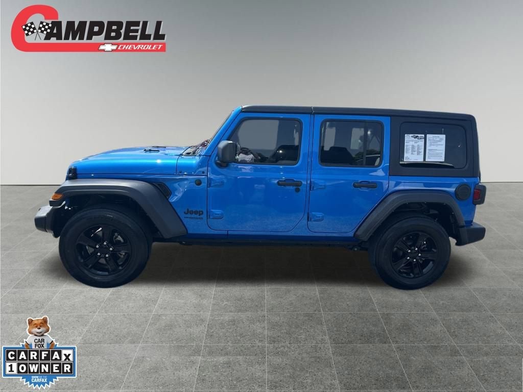 Used 2022 Jeep Wrangler Unlimited Altitude with VIN 1C4HJXDG3NW267332 for sale in Bowling Green, KY