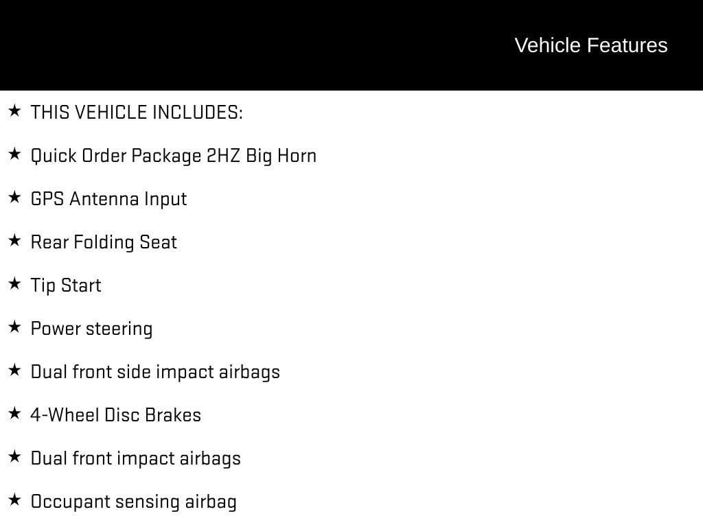 Used 2020 Ram 2500 Big Horn Truck Crew Cab