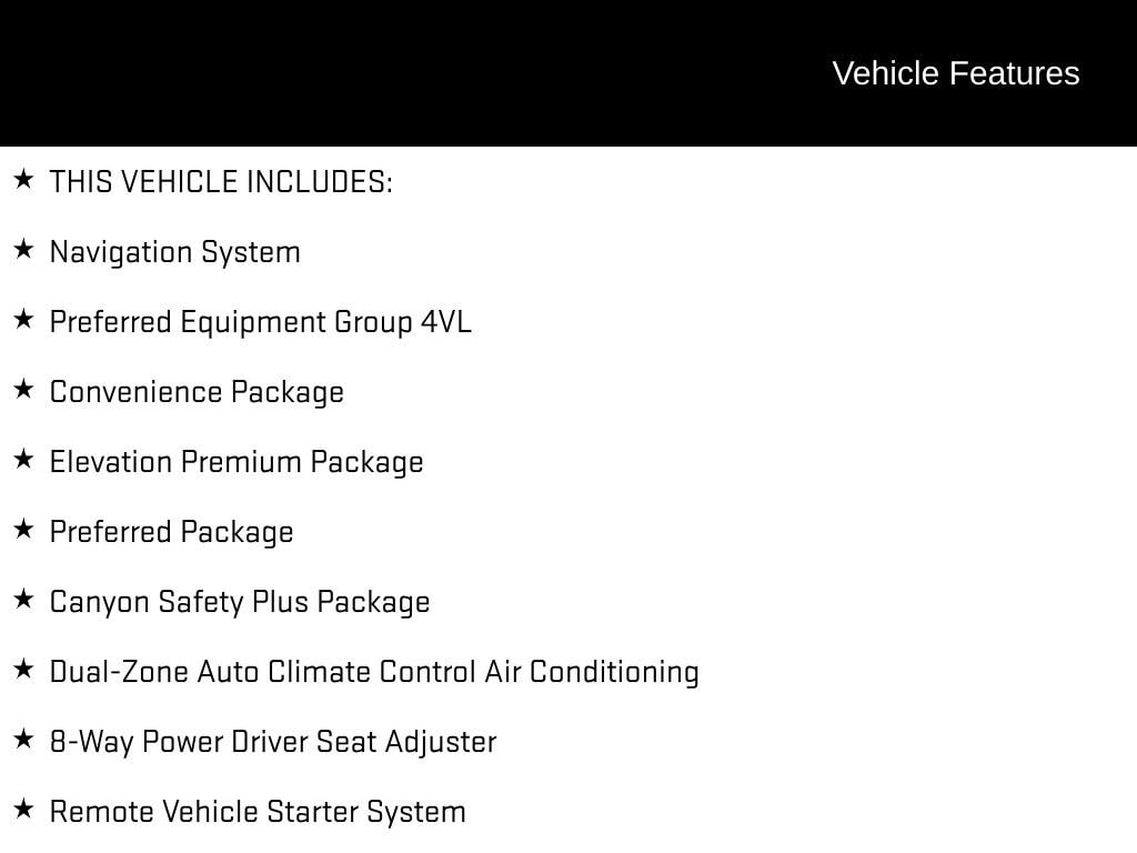 Used 2025 GMC Canyon Elevation Truck Crew Cab