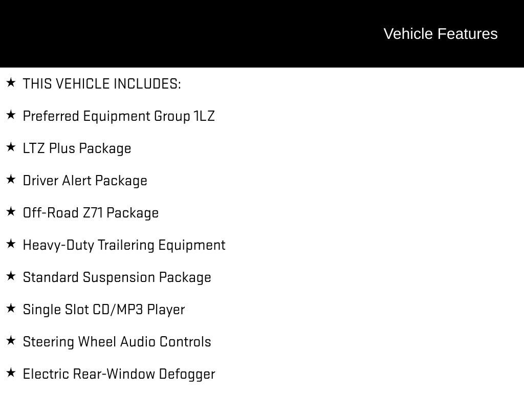 Used 2015 Chevrolet Silverado 2500 HD LTZ Truck Crew Cab