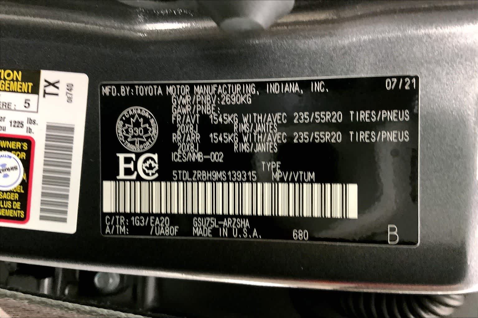 Thumbnail: 2021 Toyota Highlander - 20