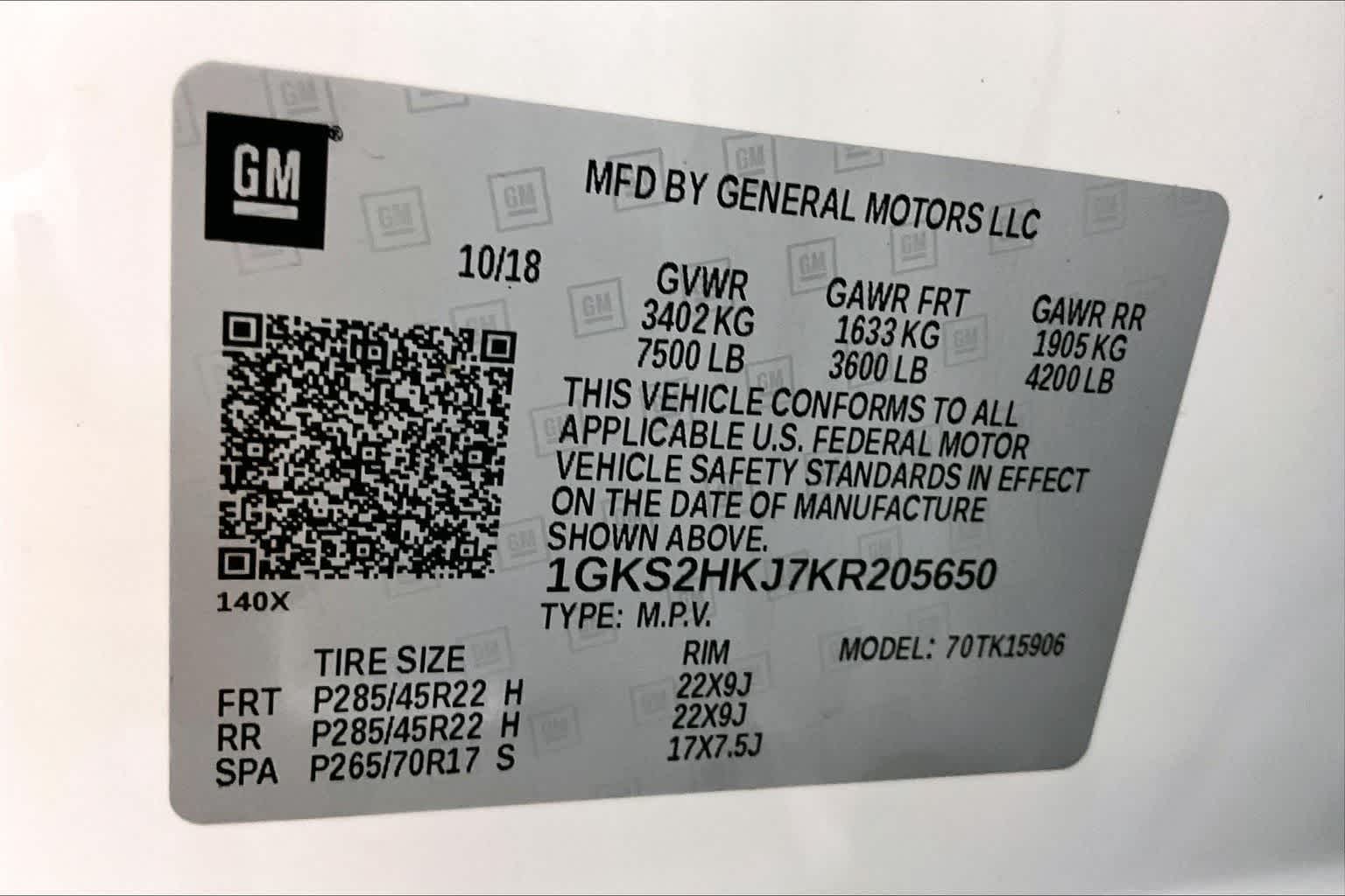Thumbnail: 2019 GMC Yukon XL - 20