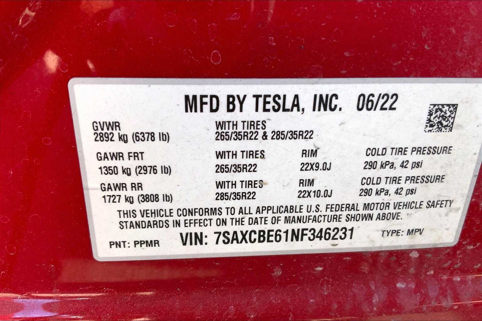 2022 Tesla Model X Plaid 21