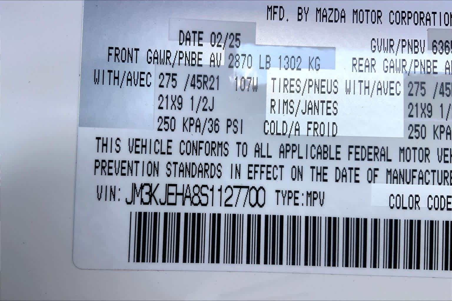 Thumbnail: 2025 Mazda CX-70 - 21