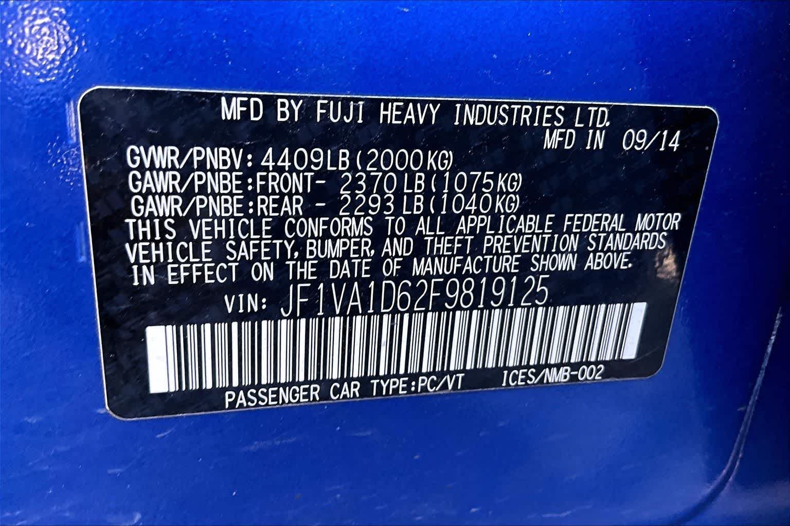 Thumbnail: 2015 Subaru WRX - 21