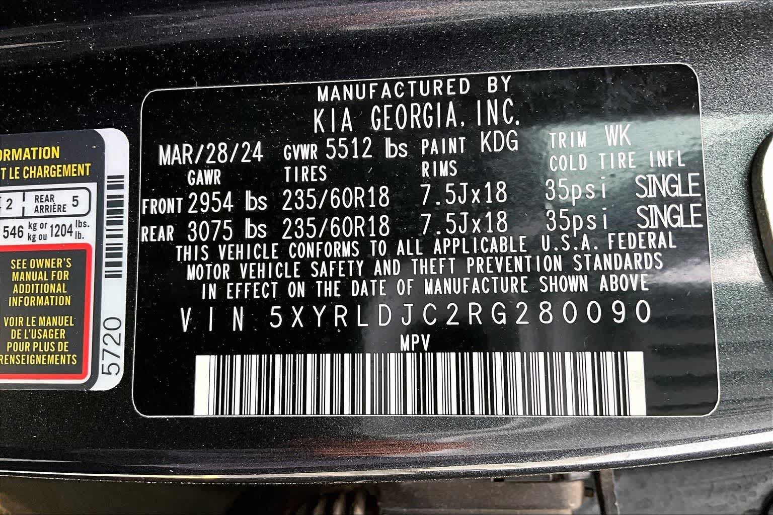 Thumbnail: 2024 Kia Sorento - 21