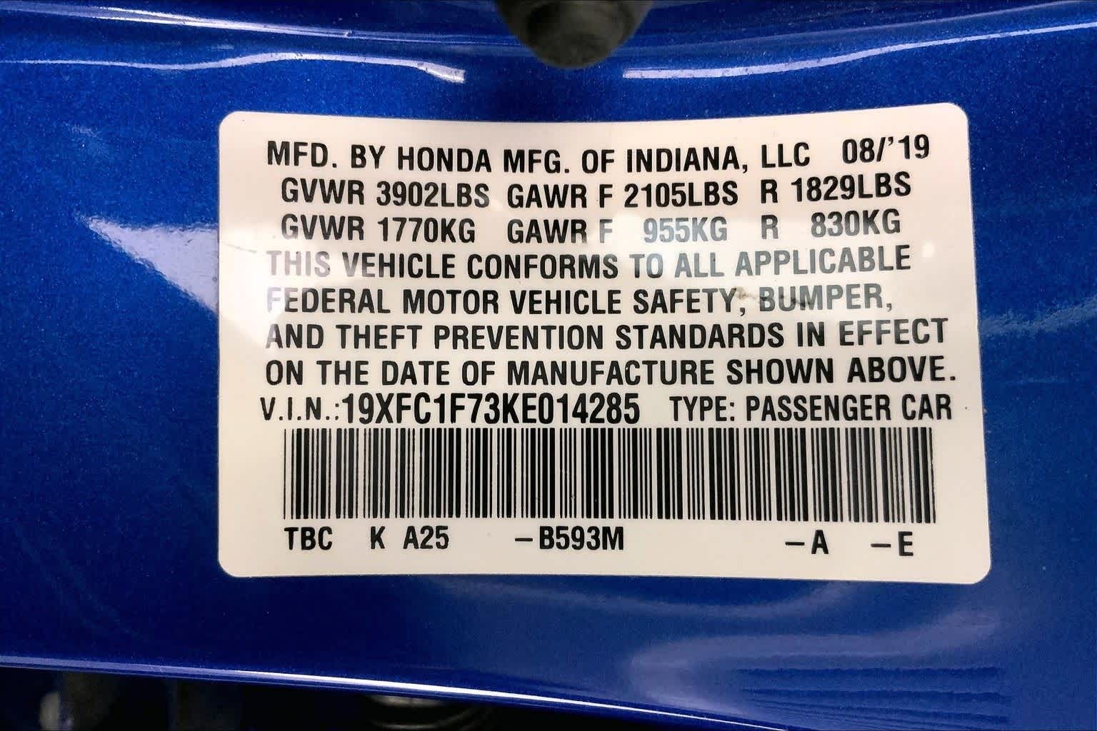 Thumbnail: 2019 Honda Civic - 20