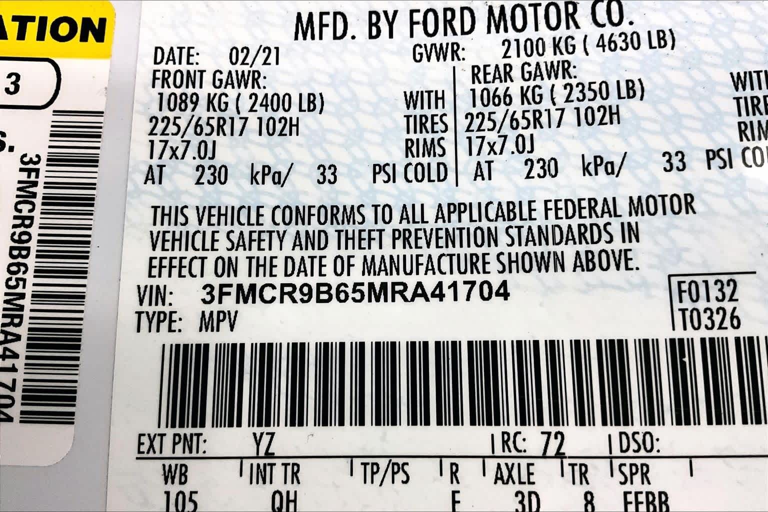 Thumbnail: 2021 Ford Bronco Sport - 20