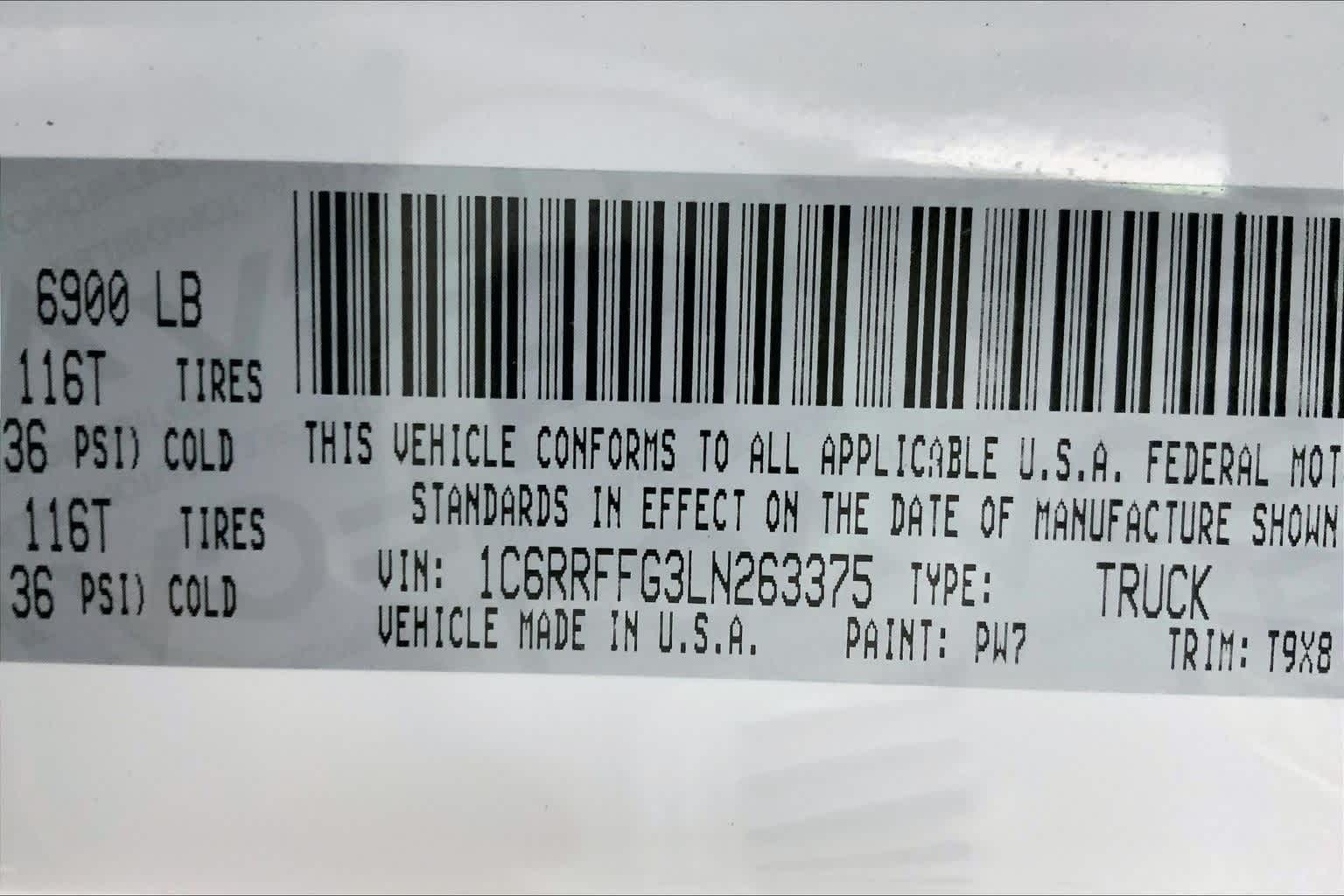 Thumbnail: 2020 RAM 1500 - 20