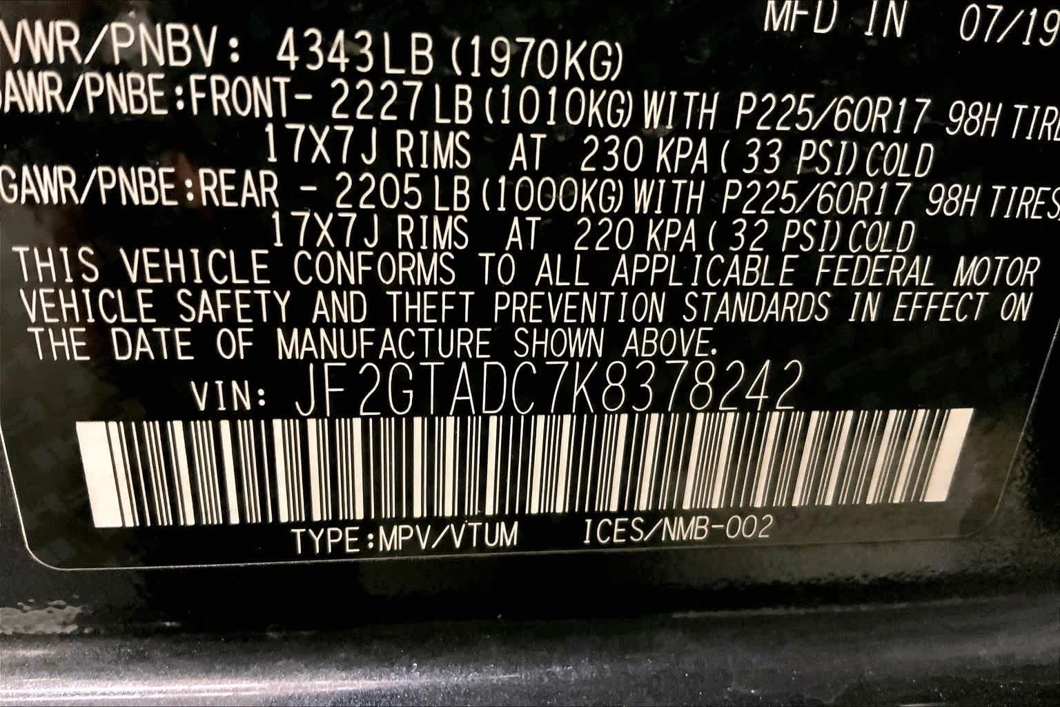 Thumbnail: 2019 Subaru Crosstrek - 20