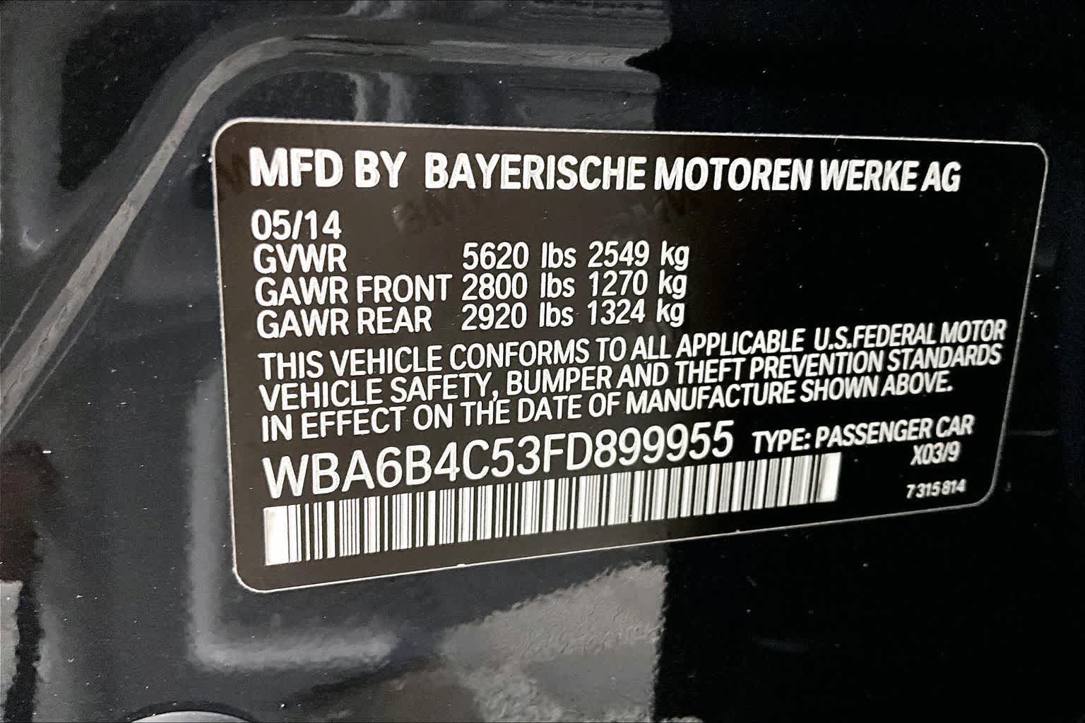 Thumbnail: 2015 BMW 6 Series - 20