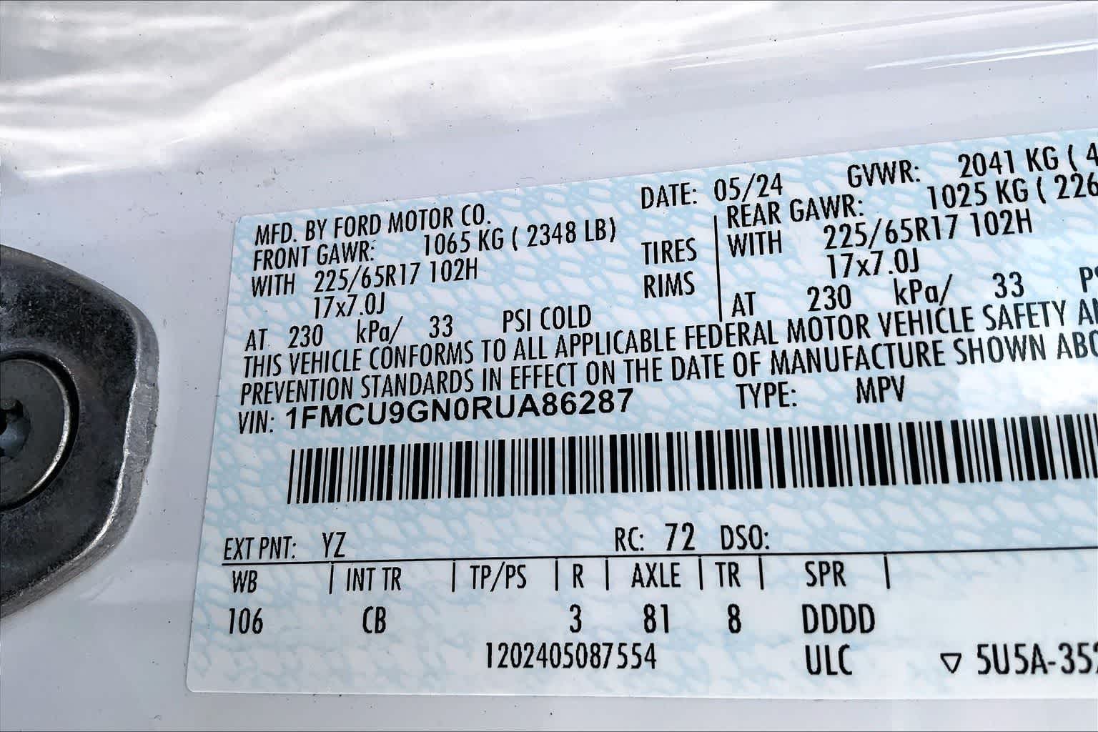 Thumbnail: 2024 Ford Escape - 21