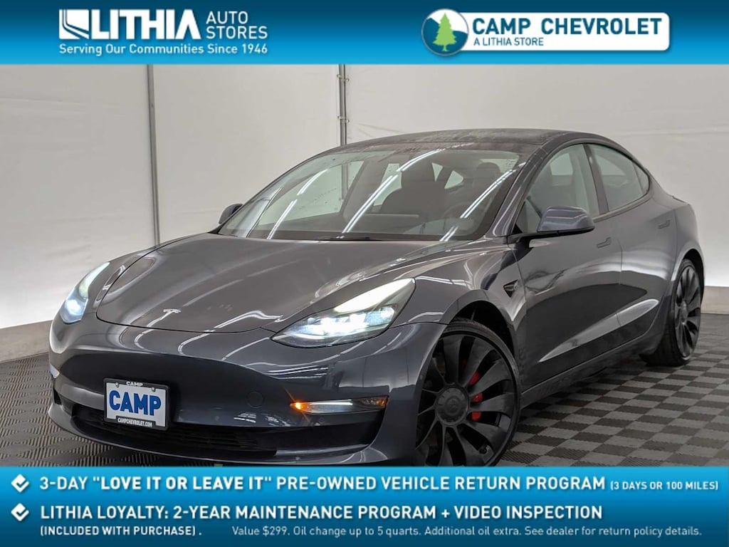 Used 2022 Tesla Model 3 Performance Sedan