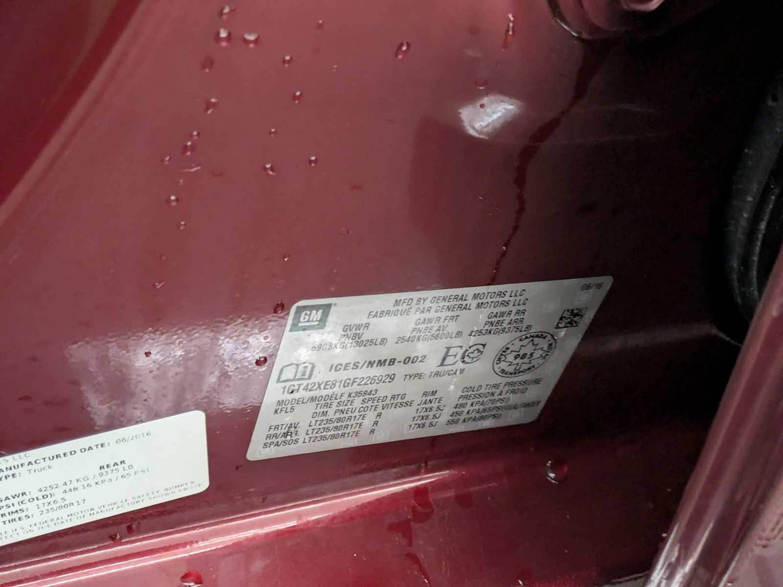 Thumbnail: 2016 GMC Sierra 3500 - 34