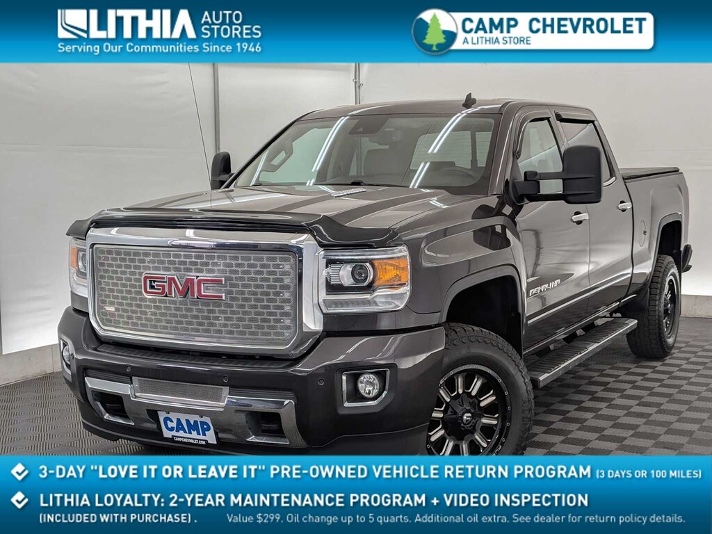Used 2015 GMC Sierra 3500HD Denali Truck Crew Cab