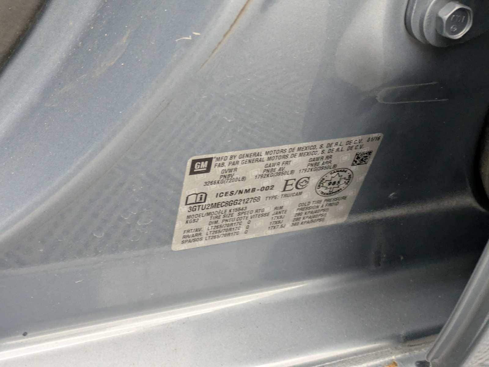 Thumbnail: 2016 GMC Sierra 1500 - 37