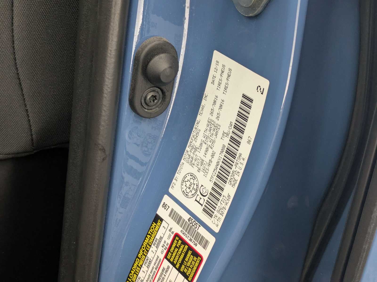 2019 Toyota Tacoma TRD Sport 37