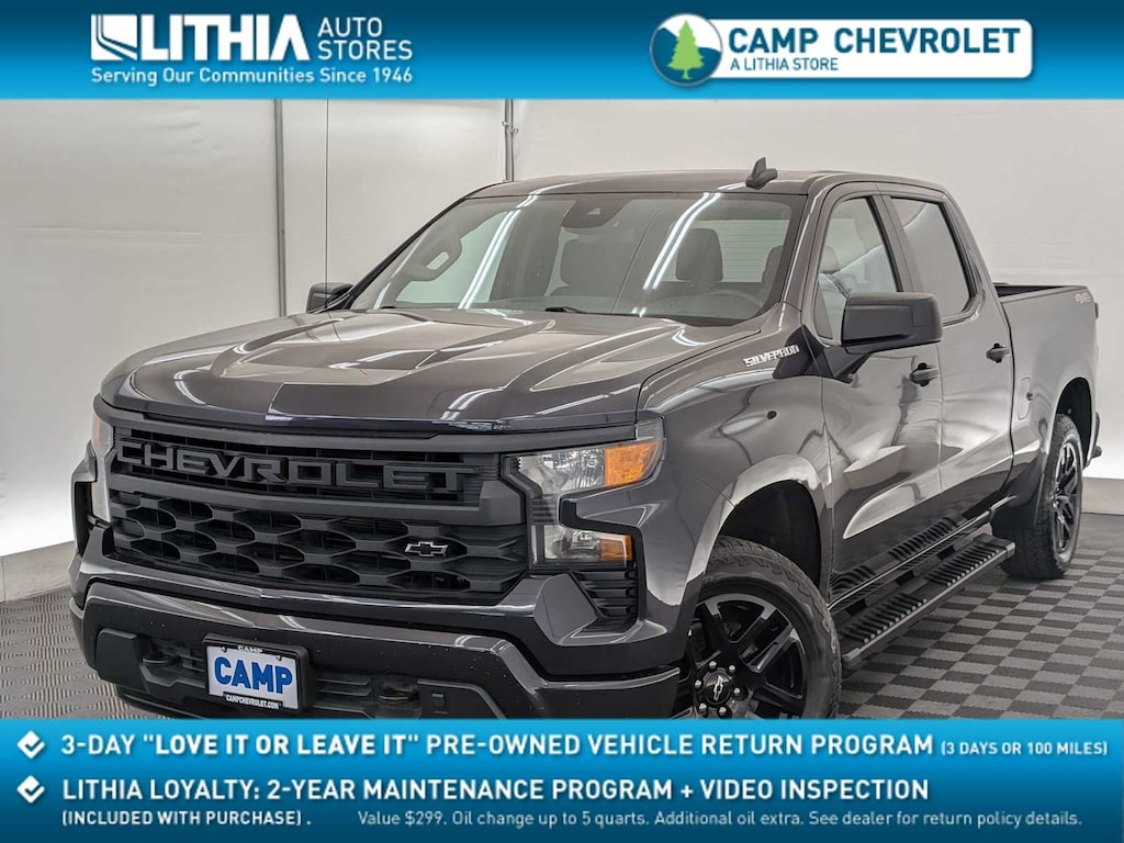 Used 2022 Chevrolet Silverado 1500 Custom Truck Crew Cab