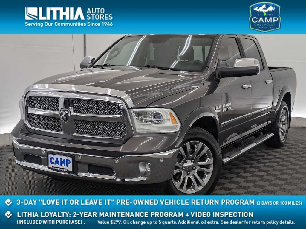 Used 2015 Ram 1500 Longhorn Truck Crew Cab