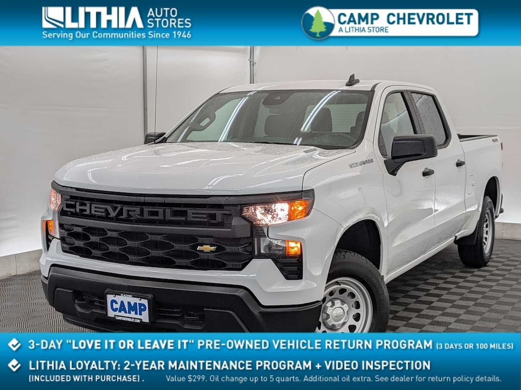 Used 2025 Chevrolet Silverado 1500 Work Truck Truck Crew Cab