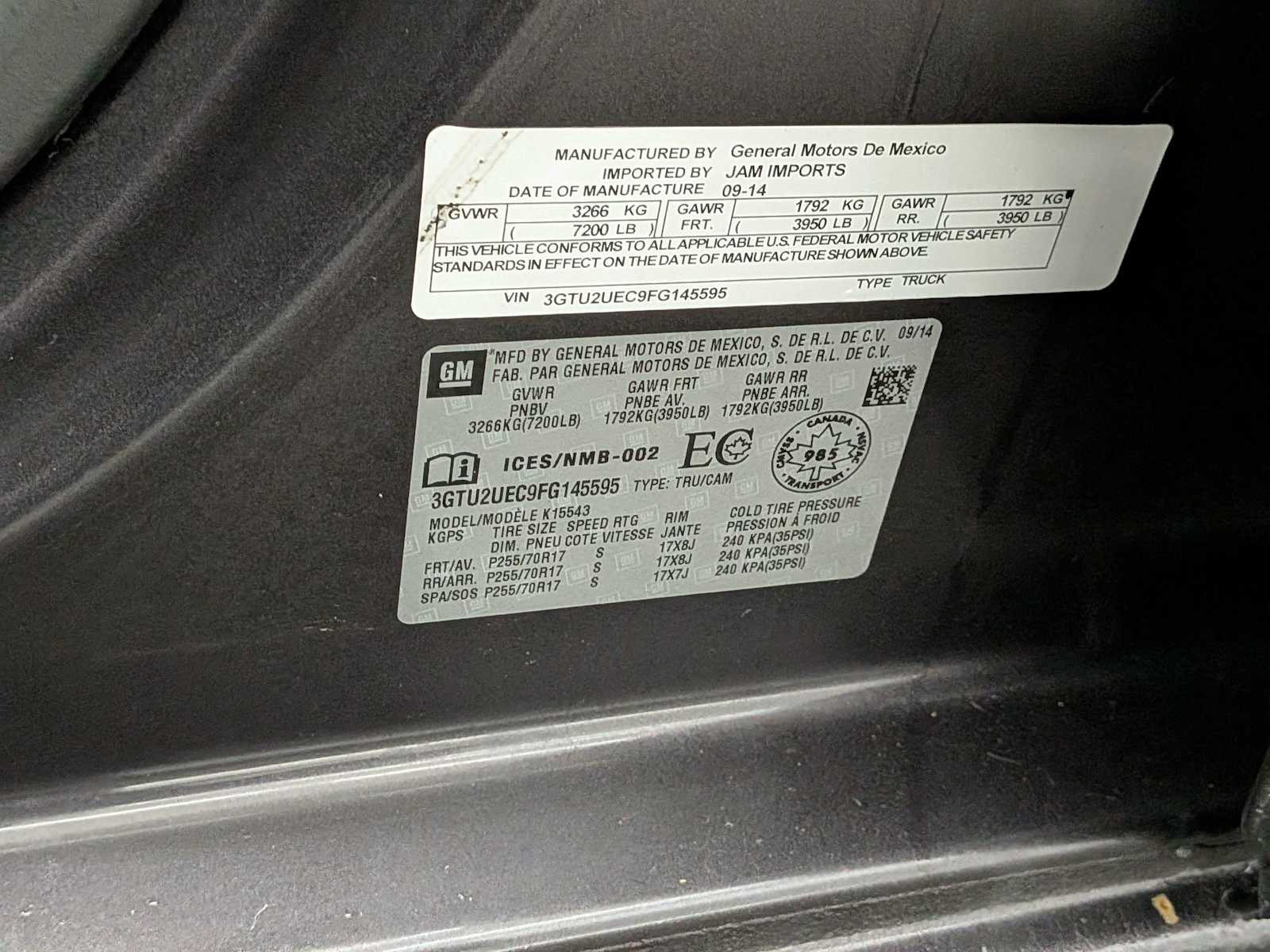 Thumbnail: 2015 GMC Sierra 1500 - 36