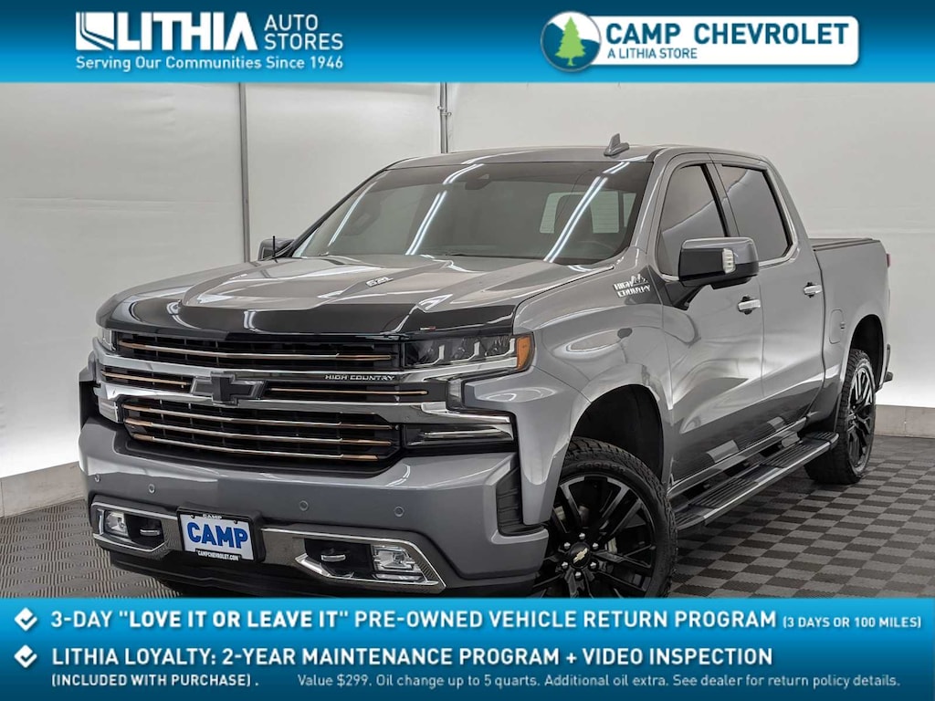 Used 2020 Chevrolet Silverado 1500 High Country Truck Crew Cab