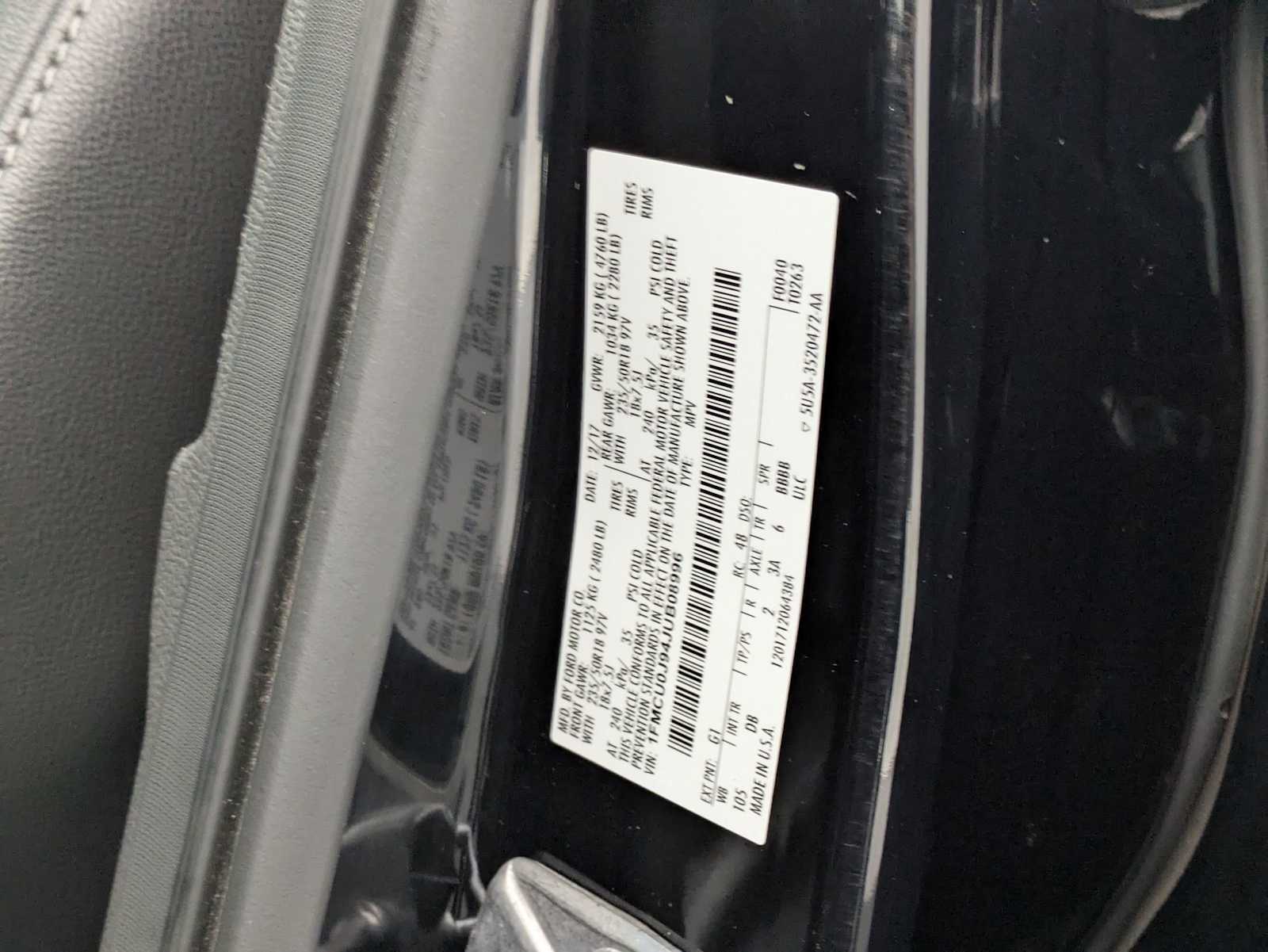 Thumbnail: 2018 Ford Escape - 37