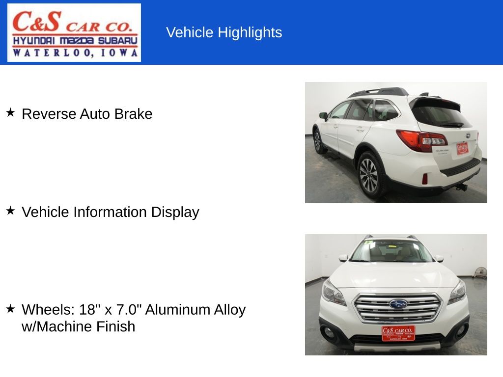2017 Subaru Outback Limited - Photo 26