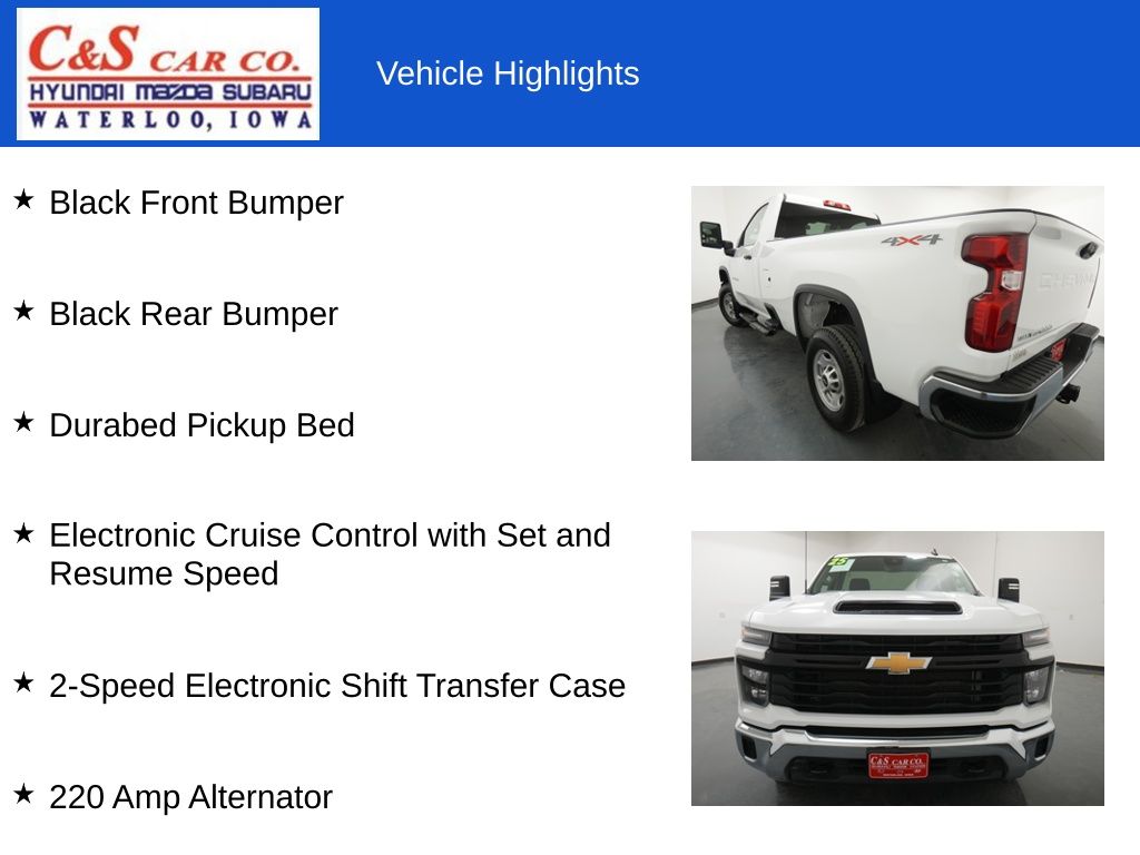 2025 Chevrolet Silverado 2500HD Work Truck - Photo 19