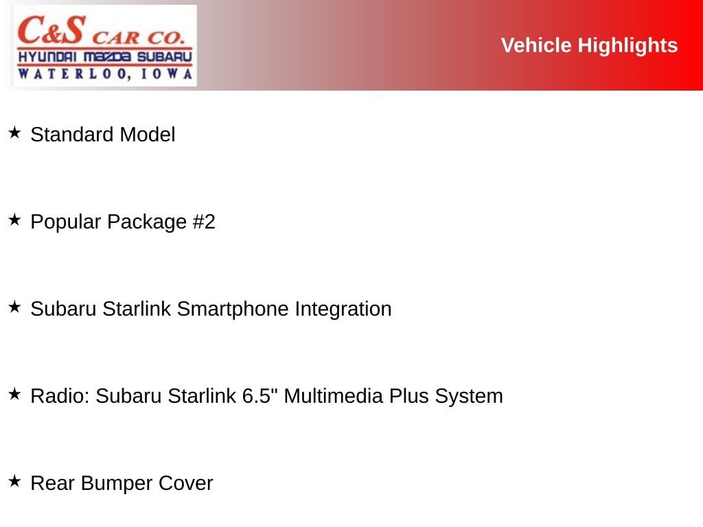 Used 2019 Subaru Crosstrek 2.0i Premium SUV