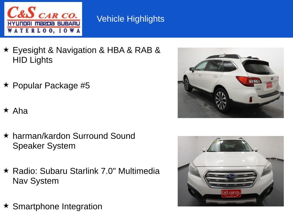 2017 Subaru Outback Limited - Photo 7